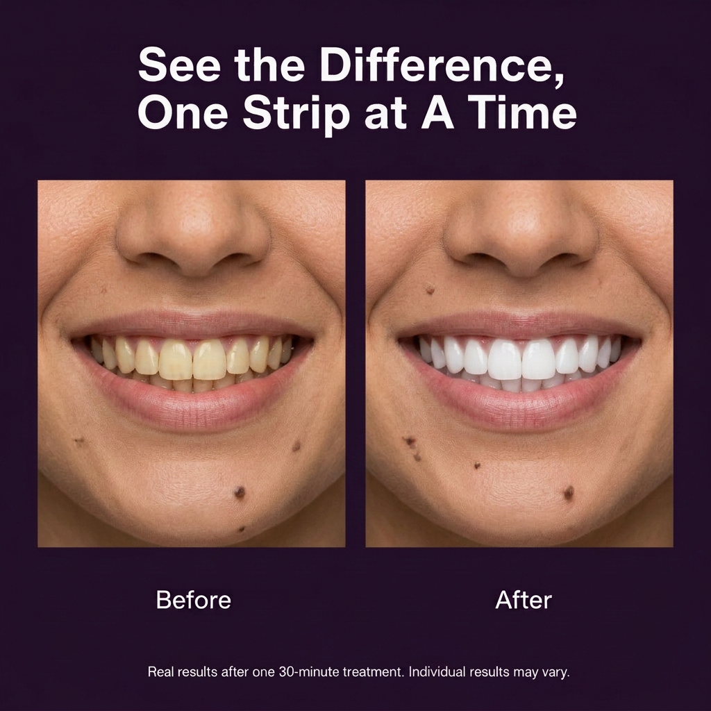 V34 Purple Whitening Strips