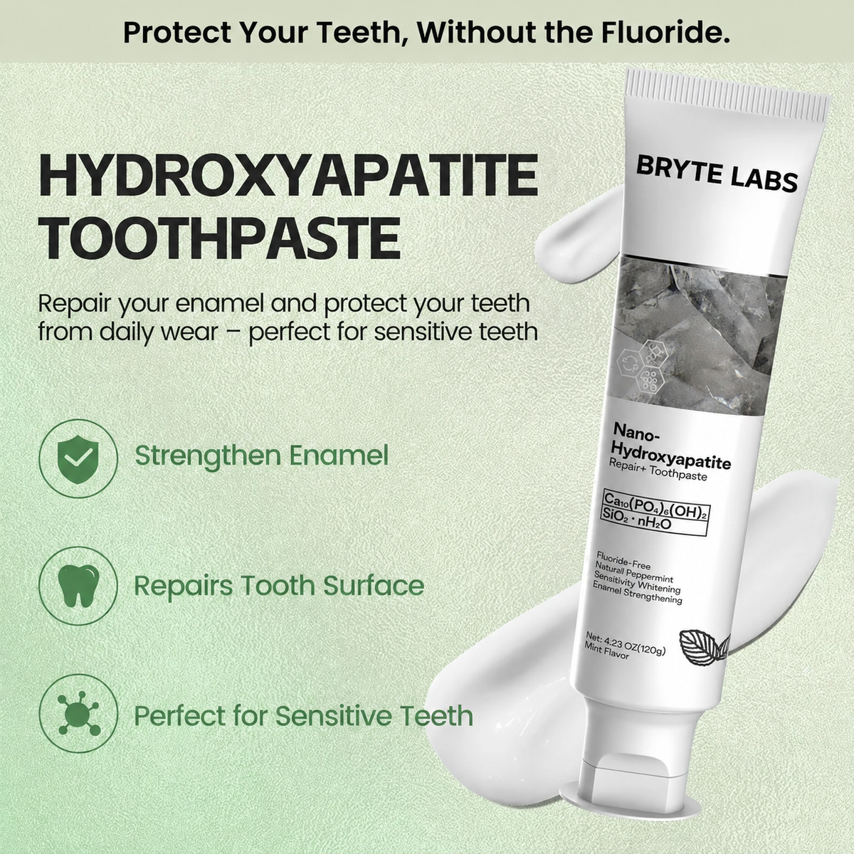 Hydroxyapatite Remineralizing Toothpaste