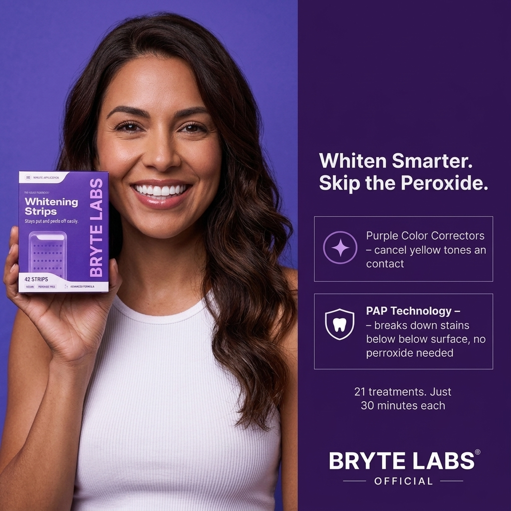 V34 Purple Whitening Strips