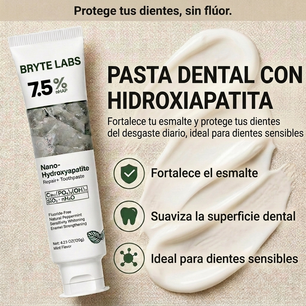 Pasta Dental de Hidroxiapatita Sin Fluor